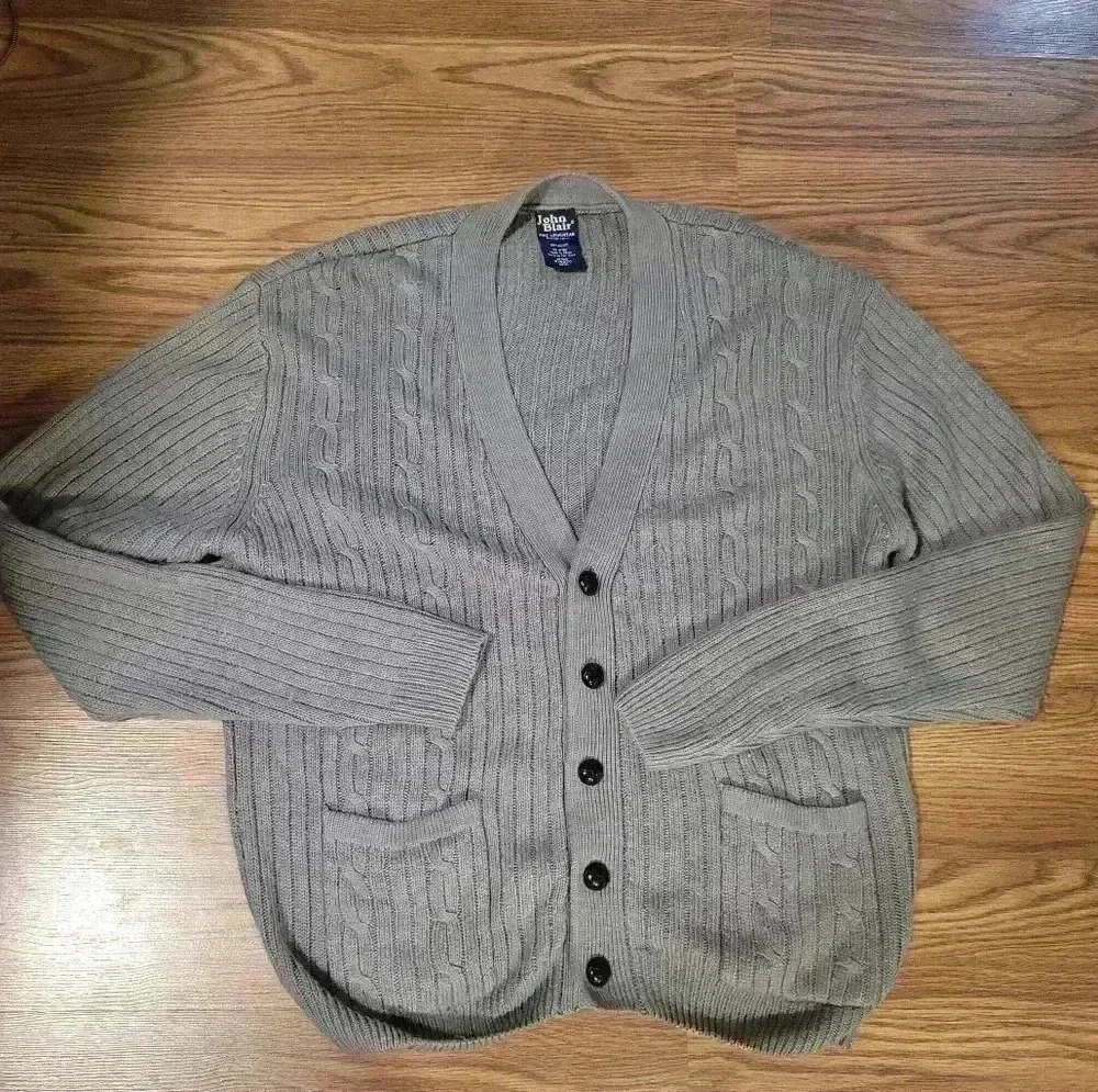 Grey Vintage John Blair Cardigan